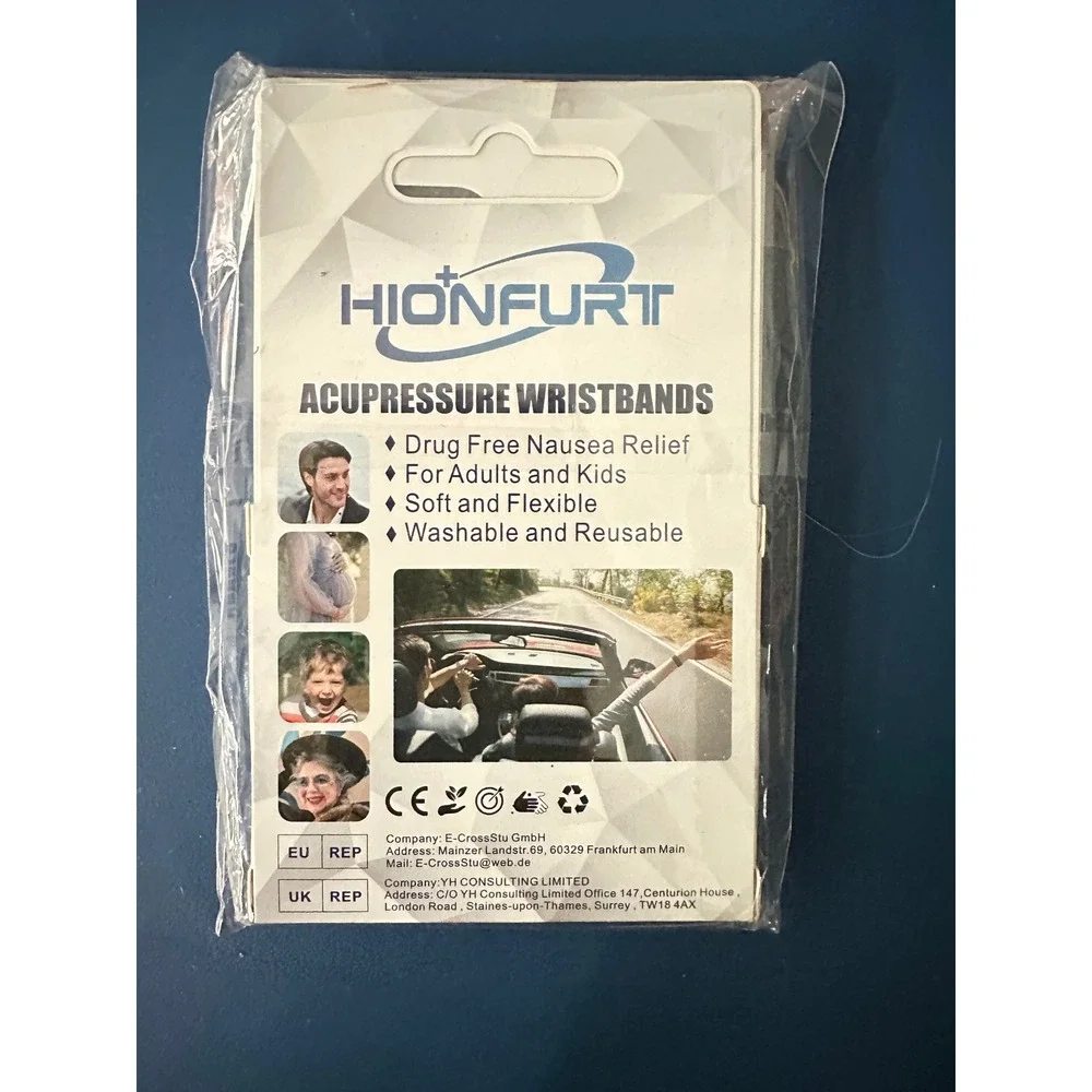 Hionfurt Acupressure Wristbands Drug Free Nausea Relief for Adults‎ and Kids